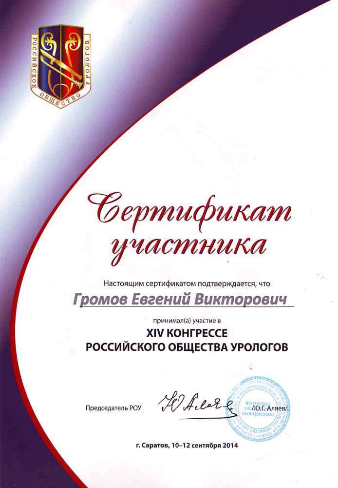 Сертификат 1